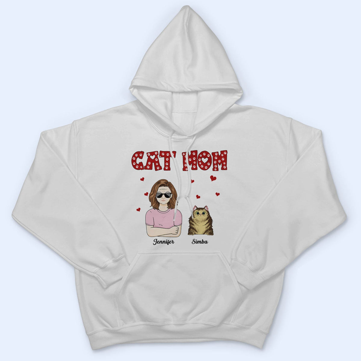 Cat Mom Cat Dad - Birthday Gift For Mother, Father, Pet Lovers - Personalized Custom T Shirt