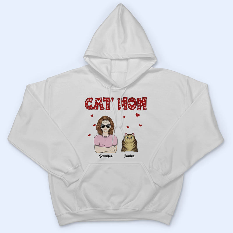 Cat Mom Cat Dad - Birthday Gift For Mother, Father, Pet Lovers - Personalized Custom T Shirt