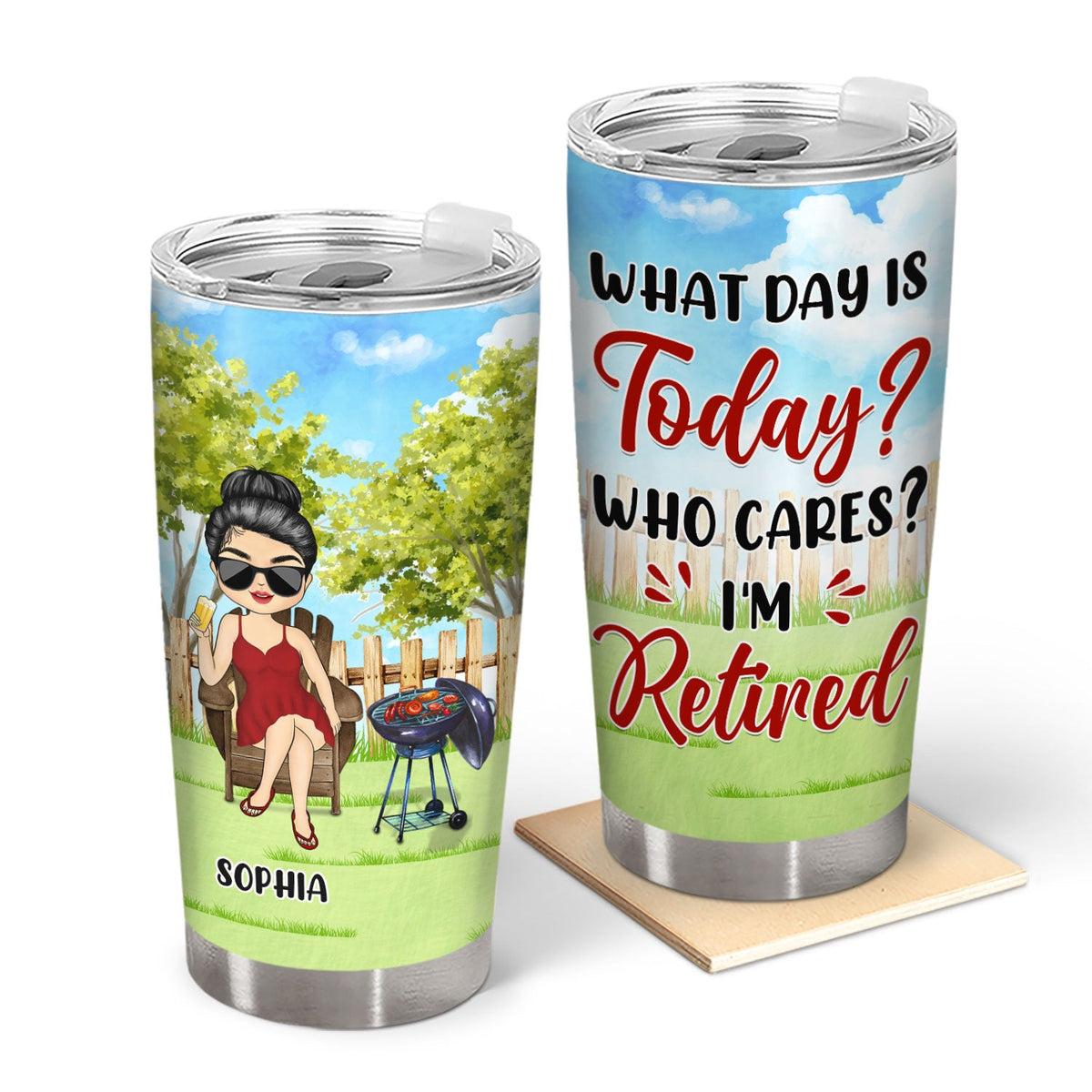 The Legend Has Retired - Retirement Gift - Personalized Custom Tumbler ...