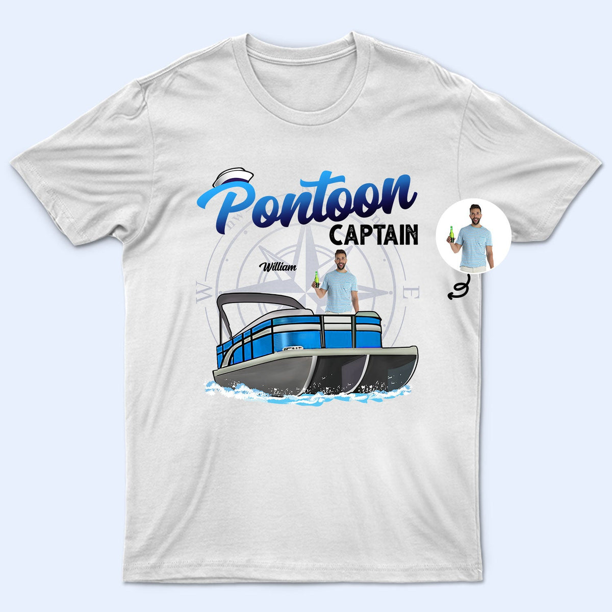 Personalized Pontoon Captain Pet Metal Sign - Up to 5 Pets - Gift Idea For Dog/Cat Lover