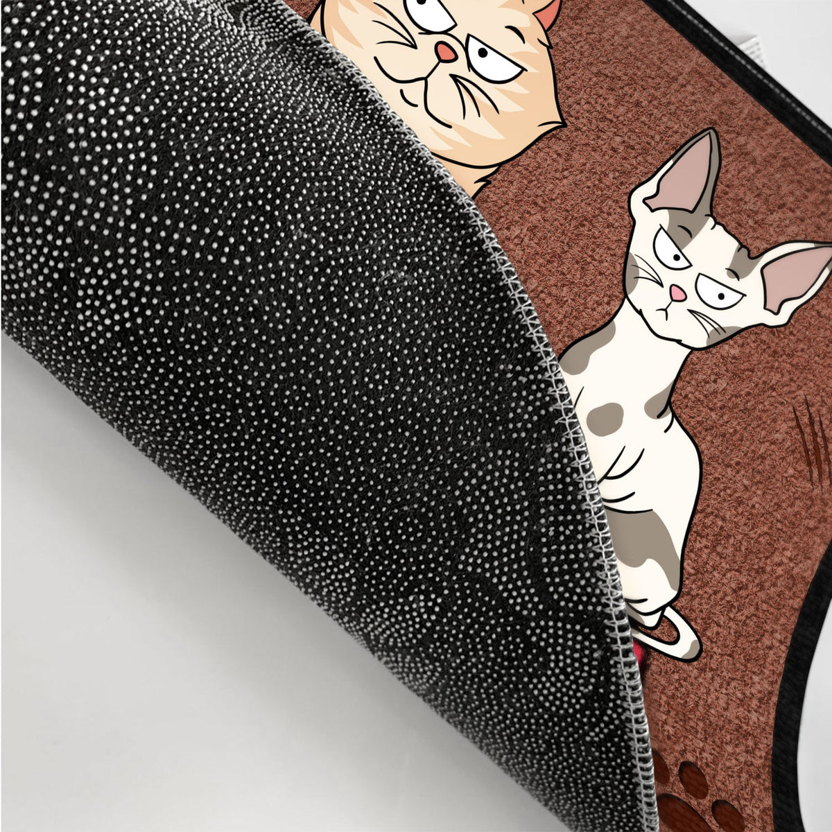 Leave Funny Cats - Home Decor Gift For Cat Lovers - Personalized Doormat