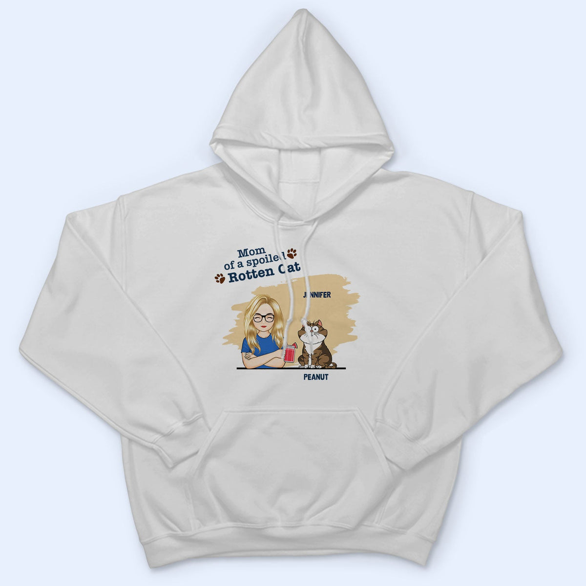 Mom Of Spoiled Rotten Cats - Birthday, Funny Gift For Cat Lovers - Personalized T Shirt