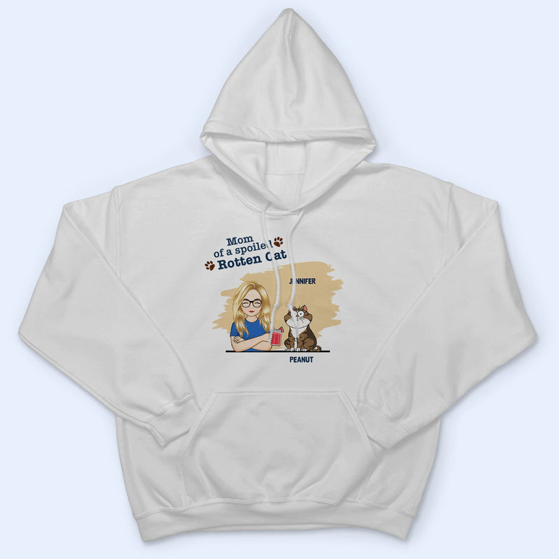 Mom Of Spoiled Rotten Cats - Birthday, Funny Gift For Cat Lovers - Personalized T Shirt