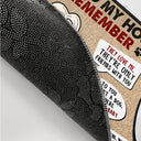 Funny Cartoon Dogs When Visiting My House - Home Decor Gift For Dog Lovers - Personalized Doormat