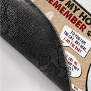 Custom Photo When Visiting My House Please Remember - Home Decor Gift For Cat Lovers - Personalized Doormat