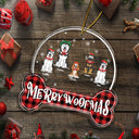 Happy Pawlidays Feliz Navidog - Christmas Gift For Dog Lovers - Personalized Custom Shaped Acrylic Ornament