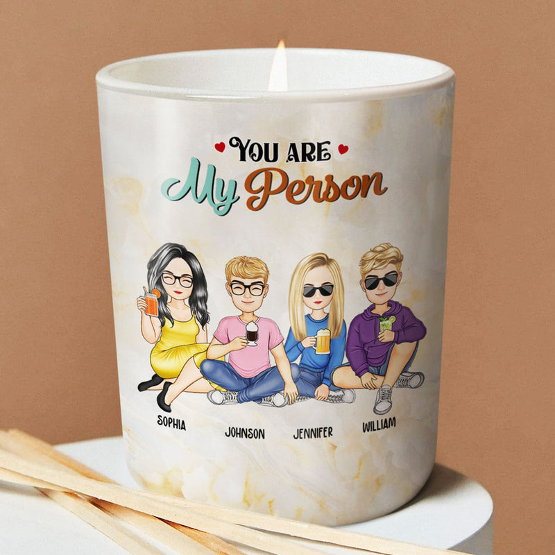 Thank You For Being My Unpaid Therapist - Gift For BFF Best Friends, Besties, Siblings, Brothers, Sisters - Personalized Scented Candle With Wooden Lid