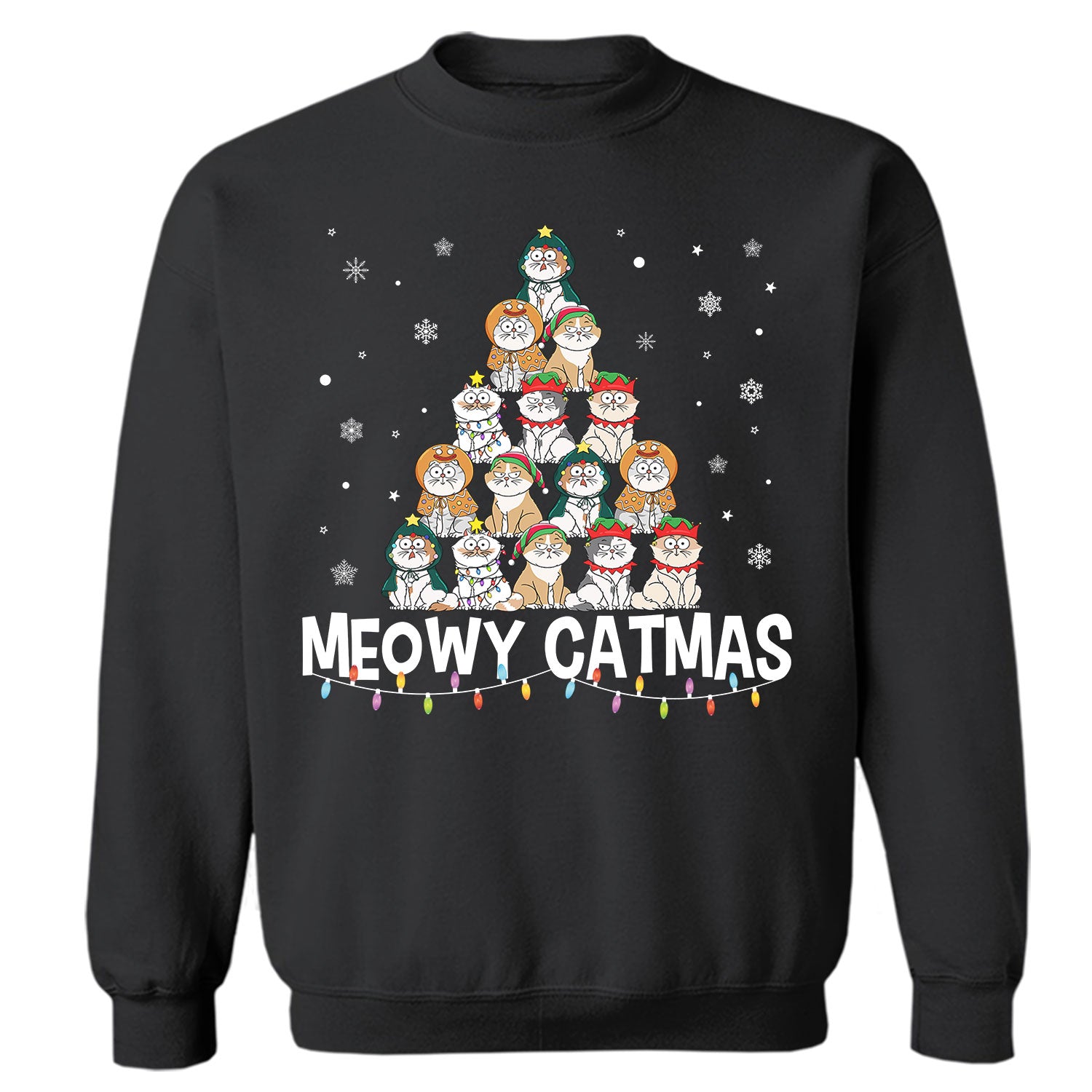 Meowy Catmas Is This Jolly Enough - Christmas Gift For Cat Lovers - Personalized Sweatshirt