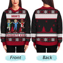 Nana's Favourite Kids - Christmas Gift For Grandma, Grandmother, Grandpa, Grandfather, Grandparents - Personalized Unisex Ugly Sweater