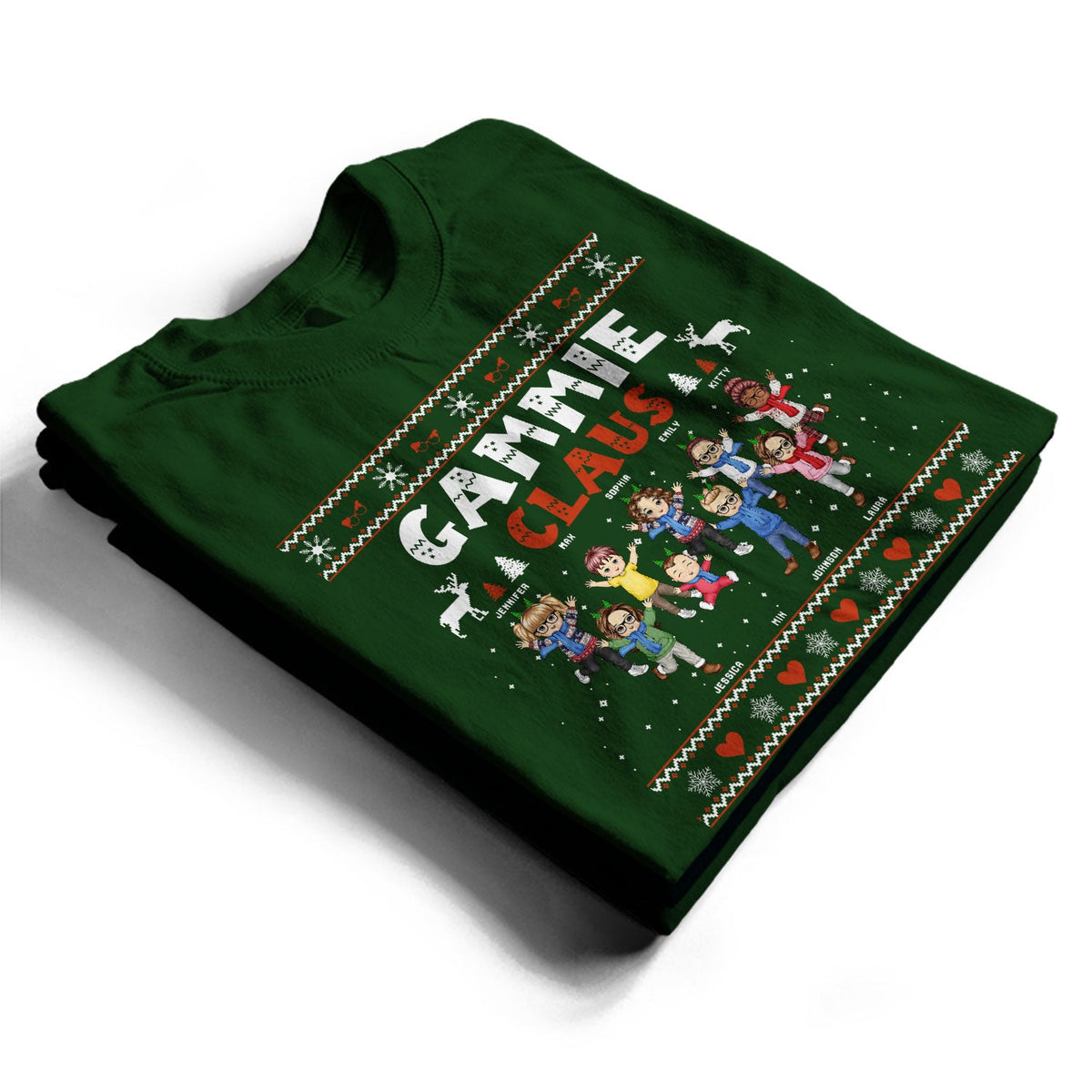 Grandma Claus - Christmas Gift For Grandma - Personalized Sweatshirt