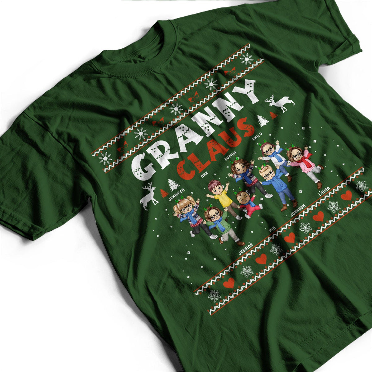 Grandma Claus - Christmas Gift For Grandma - Personalized Sweatshirt