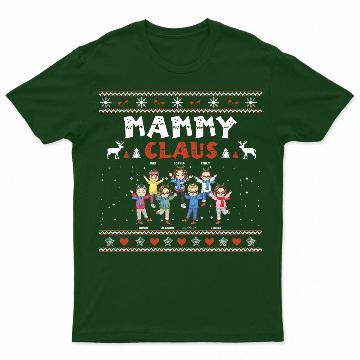 Grandma Claus - Christmas Gift For Grandma - Personalized Sweatshirt