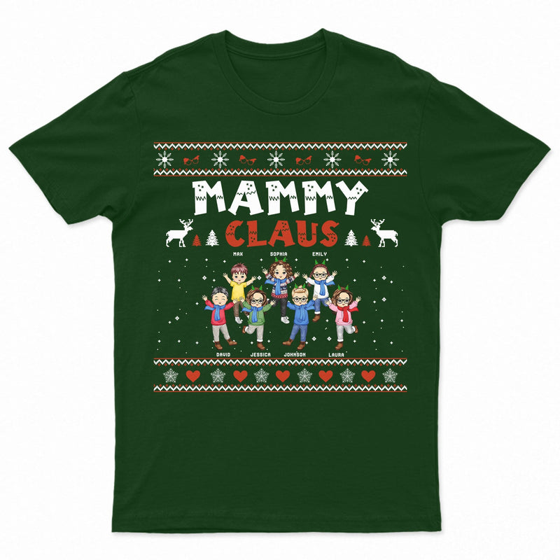 Grandma Claus - Christmas Gift For Grandma - Personalized Sweatshirt