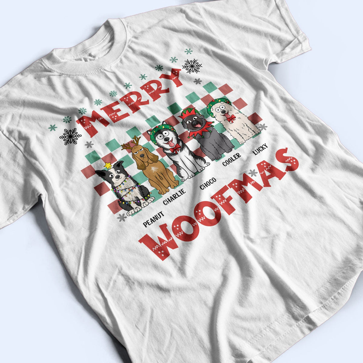 Merry Woofmas - Christmas Gift For Dog Lovers - Personalized Sweatshirt