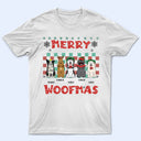 Merry Woofmas - Christmas Gift For Dog Lovers - Personalized Sweatshirt