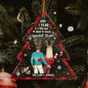 I Still Just Want To Touch Your Butt - Funny Christmas Gift For Couples, Lovers, Wife, Husband, Girlfriend, Boyfriend - Personalized Custom Shaped Acrylic Ornament