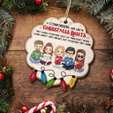 Coworkers Are Like Christmas Lights - Christmas Gift For Colleagues, BFF Best Friends, Besties - Personalized Custom Shaped Wooden Ornament