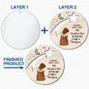 L'étoile la plus brillante du ciel à Noël - Cadeau commémoratif pour chien - Ornement personnalisé à 2 couches