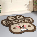 All Guests Must Be Approved By The Dogs - Gift For Dog Lovers - Personalized Custom Shaped Doormat