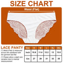 Wedding Anniversary,Gift For Wife,Humorous,Gift For Couples,Vector - I Love Your Face Timber Couple - Personalized Panty