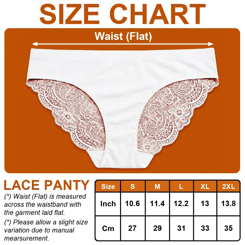 Wedding Anniversary,Gift For Wife,Humorous,Gift For Couples,Vector - I Love Your Face Timber Couple - Personalized Panty