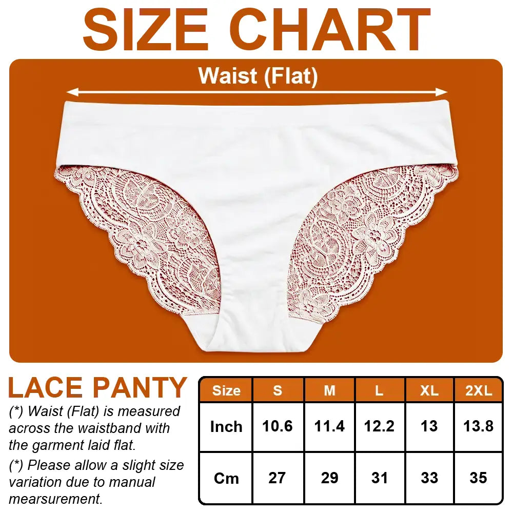 Wedding Anniversary,Gift For Wife,Humorous,Gift For Couples,Custom Text - I Love Your Face Especially When It's Between My Legs - Personalized Panty