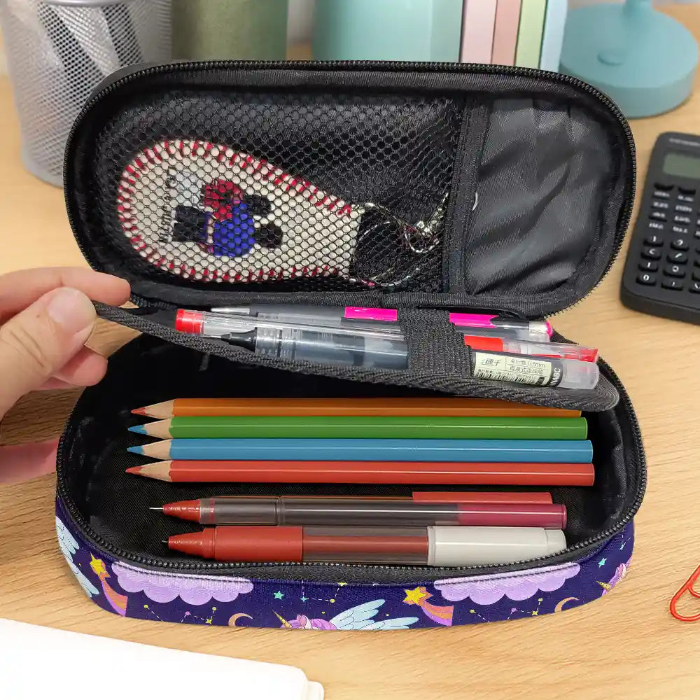 Custom Photo I Am Affirmations For Kids - Personalized Pencil Case