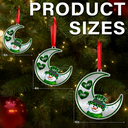 Gift For Grandparents,Happy,Christmas - Papa Nana Snowman Christmas Grandparents - Personalized Metal Ornament