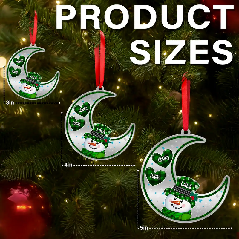 Gift For Grandparents,Happy,Christmas - Papa Nana Snowman Christmas Grandparents - Personalized Metal Ornament