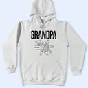 Papa The Man The Myth The Legend The Hero - Personalized T Shirt