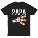 Gift For Husband,Gift For Father,Happy,Gift For Grandpa - Papa The Man The Myth The Legend The Hero Cartoon - Personalized T Shirt