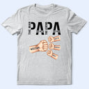 Gift For Husband,Gift For Father,Happy,Gift For Grandpa - Papa The Man The Myth The Legend The Hero Cartoon - Personalized T Shirt