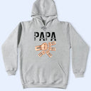 Gift For Husband,Gift For Father,Happy,Gift For Grandpa - Papa The Man The Myth The Legend The Hero Cartoon - Personalized T Shirt