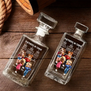 Funny,Gift For Bestie - Partners In Crime Just Remember If We Get Caught - Personalized Square Whiskey Bottle