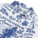 America 250th,Independence Day,Beach,Summer,Happy,Gift For Men,Gift For Yourself,Proud - Patriotic America 250 1776–2026 - Personalized Hawaiian Shirt