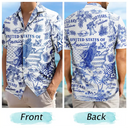 America 250th,Independence Day,Beach,Summer,Happy,Gift For Men,Gift For Yourself,Proud - Patriotic America 250 1776–2026 - Personalized Hawaiian Shirt