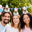 America 250th,Independence Day,Family,Proud,Icon - Patriotic Eagle 250 Years Of Freedom 3D Effect - Personalized Party Hats