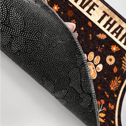 Paws And Give Thanks 3D Effect Pet - Personalized Doormat