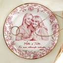 Gift For Mother,Gift For Women,Gift For Grandma,Gift For Wife - Eigenes Foto Als Bleistiftskizze Die Liebe Zwischen Mutter Und Tochter - Personalisierte Schmuckschale