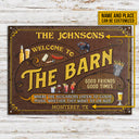 Personalized Barn Listen To The Good Music Custom Classic Metal Signs