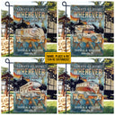 Drapeau personnalisé pour camping-car, toujours à la maison