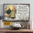 Personalized Fishing Old Couple When We Get Customized Poster