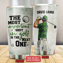 Personalized Golf Golfer Custom Quotes Customized Tumbler