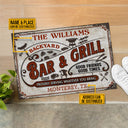 Personalized Grilling Proudly Serving You Bring Custom Doormat