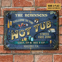 Panneaux métalliques classiques personnalisés pour zone sans stress dans un spa