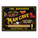Personalized Man Cave All Use A Good Laugh Custom Classic Metal Signs