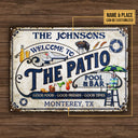 Panneaux métalliques classiques personnalisés pour patio, piscine, bons amis, bons moments