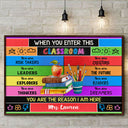 Affiche personnalisée « Enseignant, vous êtes la raison », décoration de salle de classe