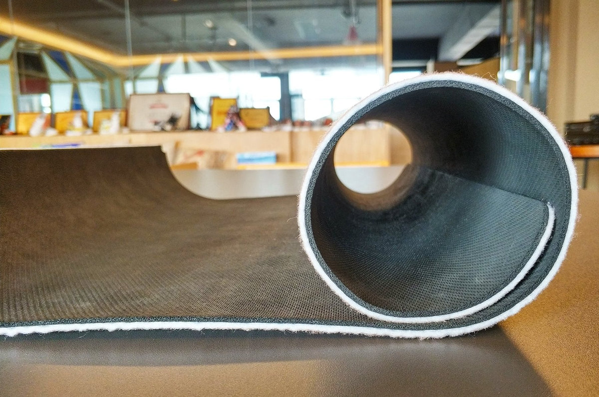 Paillasson personnalisé avec le meilleur score en direct d'un couple de golfeurs sur le terrain de golf