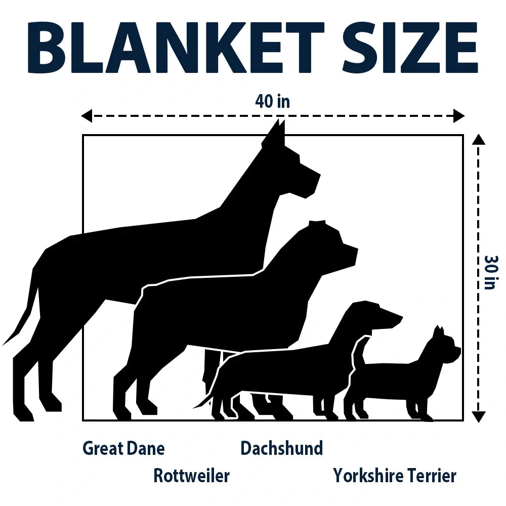 Dog Lovers,Happy - Snuggling Blanket - Personalized Pet Blanket